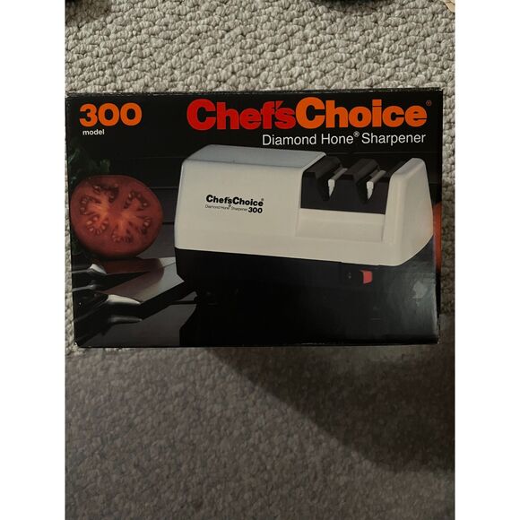 Chef's Choice Chef'sChoice 300 Diamond Hone Knife Sharpener, 2-Stage, White - Picture 1 of 2